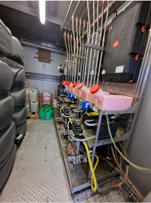 Fertőszentmiklós Ehrle 3 mosóállás (Konténer) 